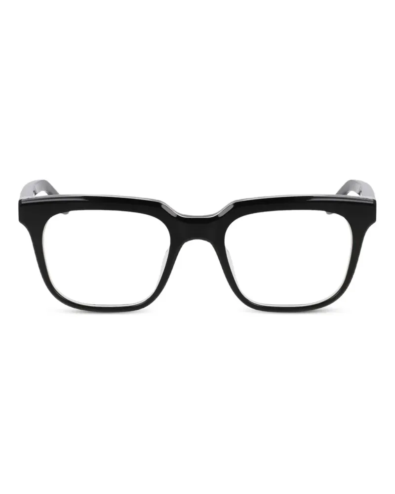 Nike Brille mit eckigem Gestell - Schwarz Schwarz