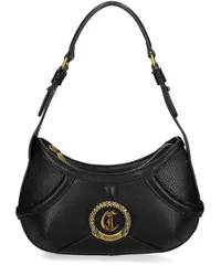 Just Cavalli Paspelierte Schultertasche Schwarz