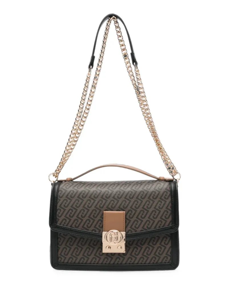 Liu Jo Schultertasche mit Print - Braun Braun