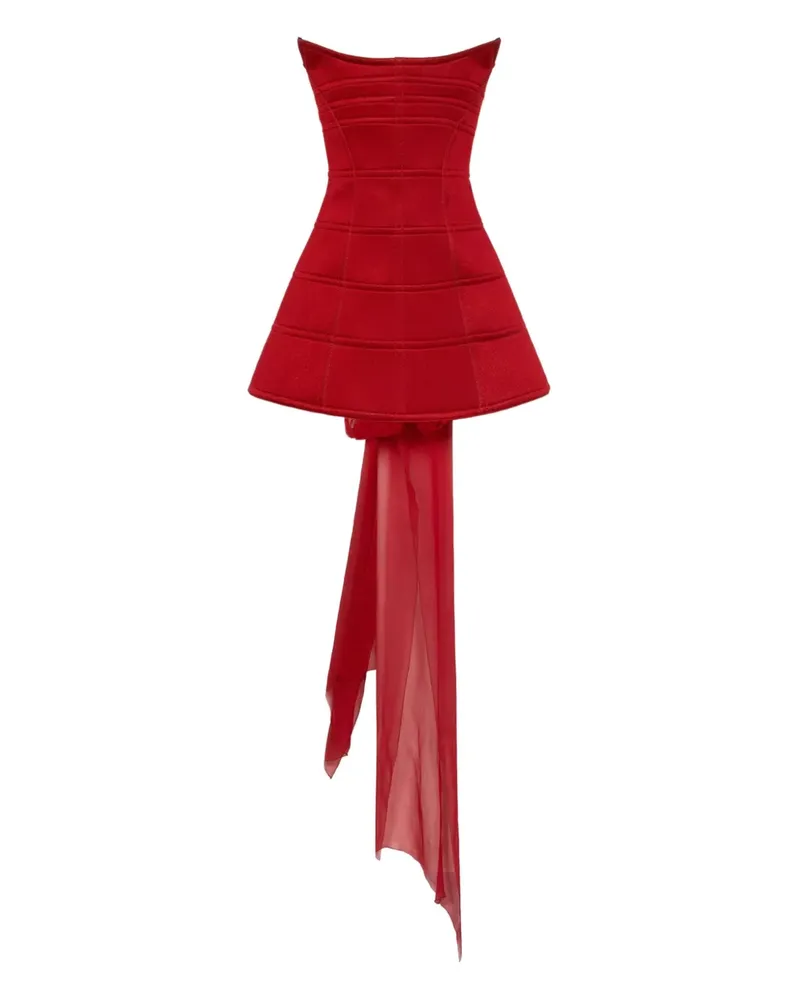 Blumarine Schulterfreies Minikleid - Rot Rot