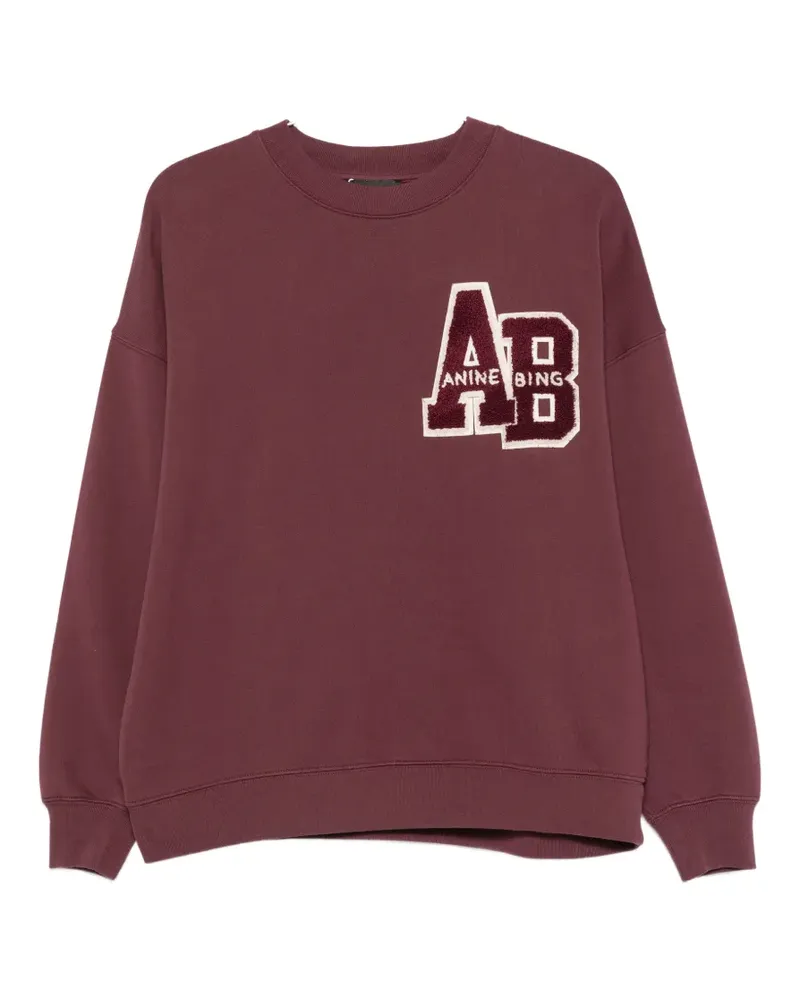 Anine Bing Miles logo-detail sweatshirt - Rot Rot