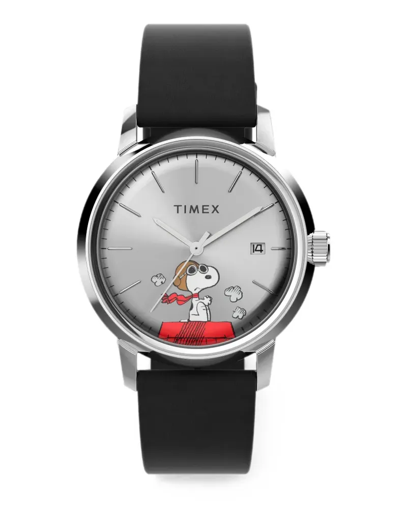 Timex x Peanuts Snoopy Flying Ace 40mm watch - Silber Silber