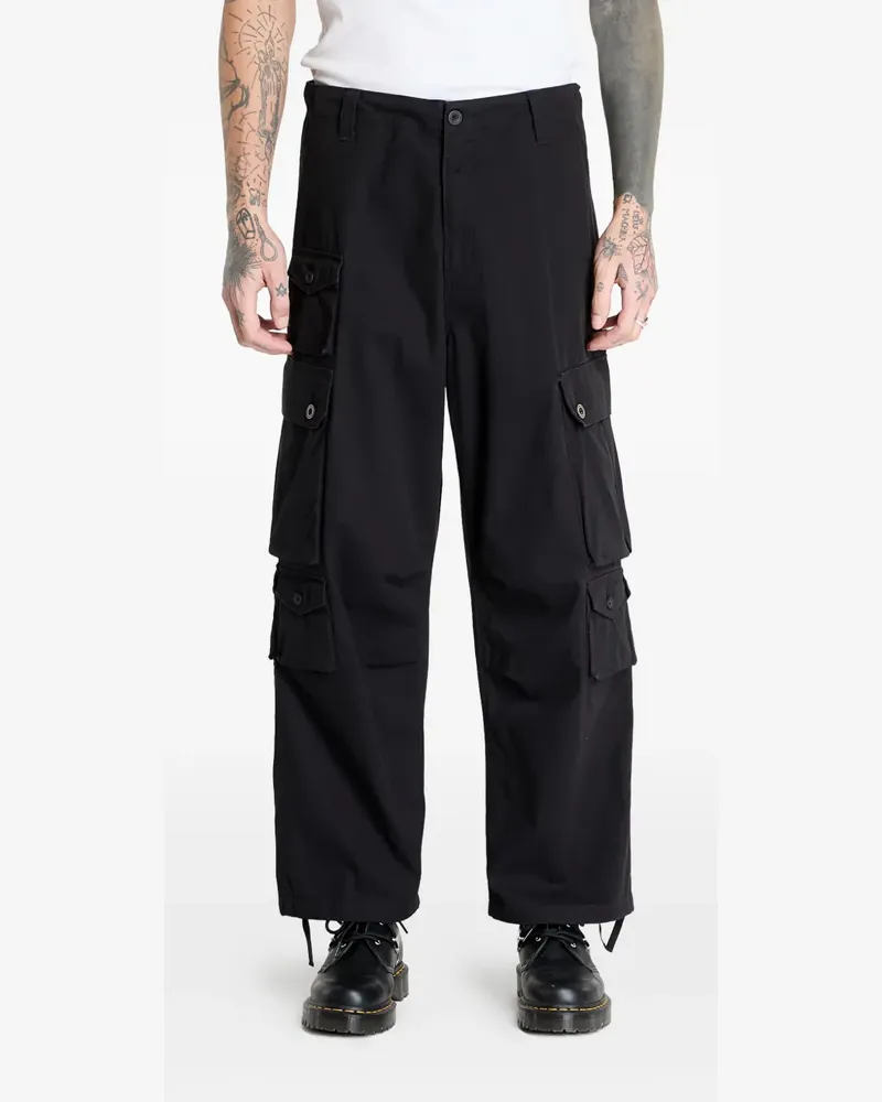 Carhartt WIP Hose mit aufgesetzten Taschen - Schwarz Schwarz