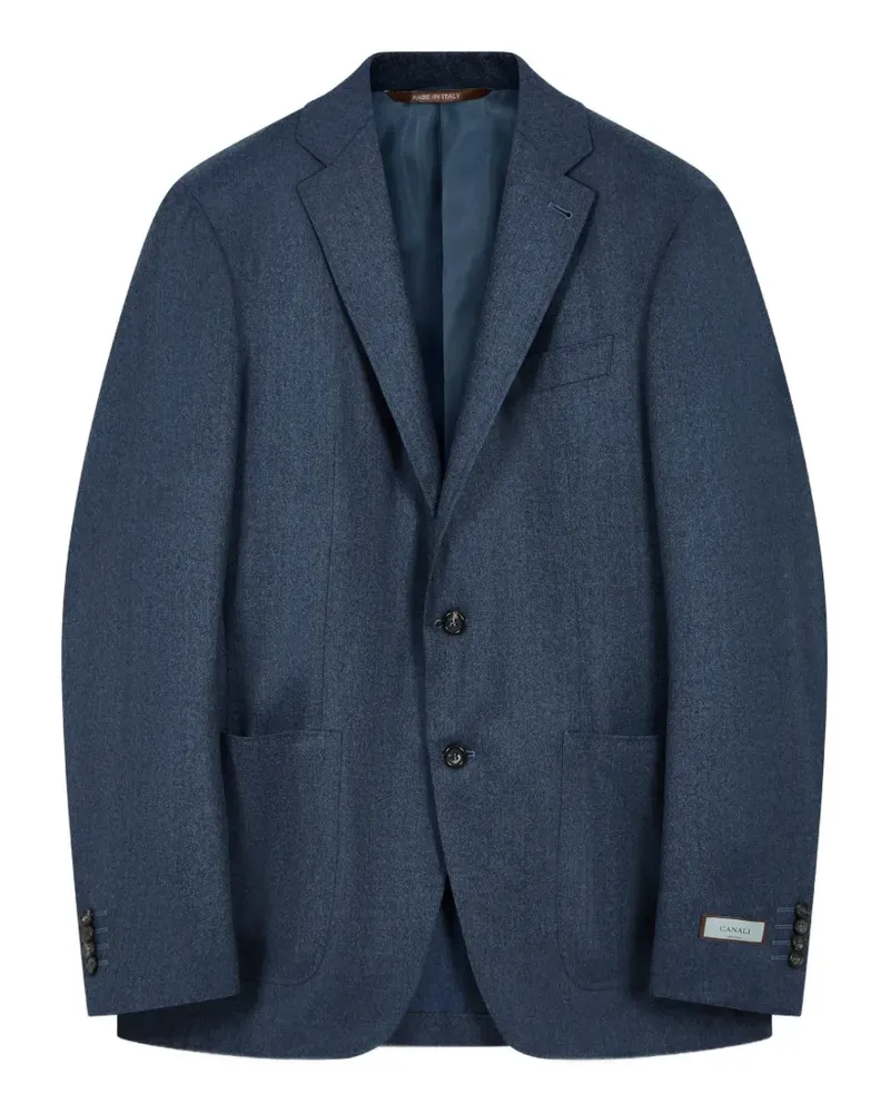 Canali single-breasted blazer - Blau Blau