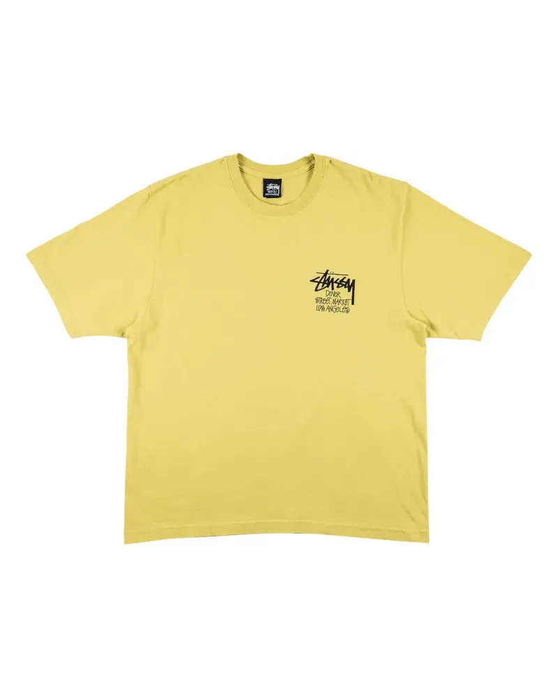 Stüssy x Dover Street Market Los Angeles T-Shirt - Gelb Gelb