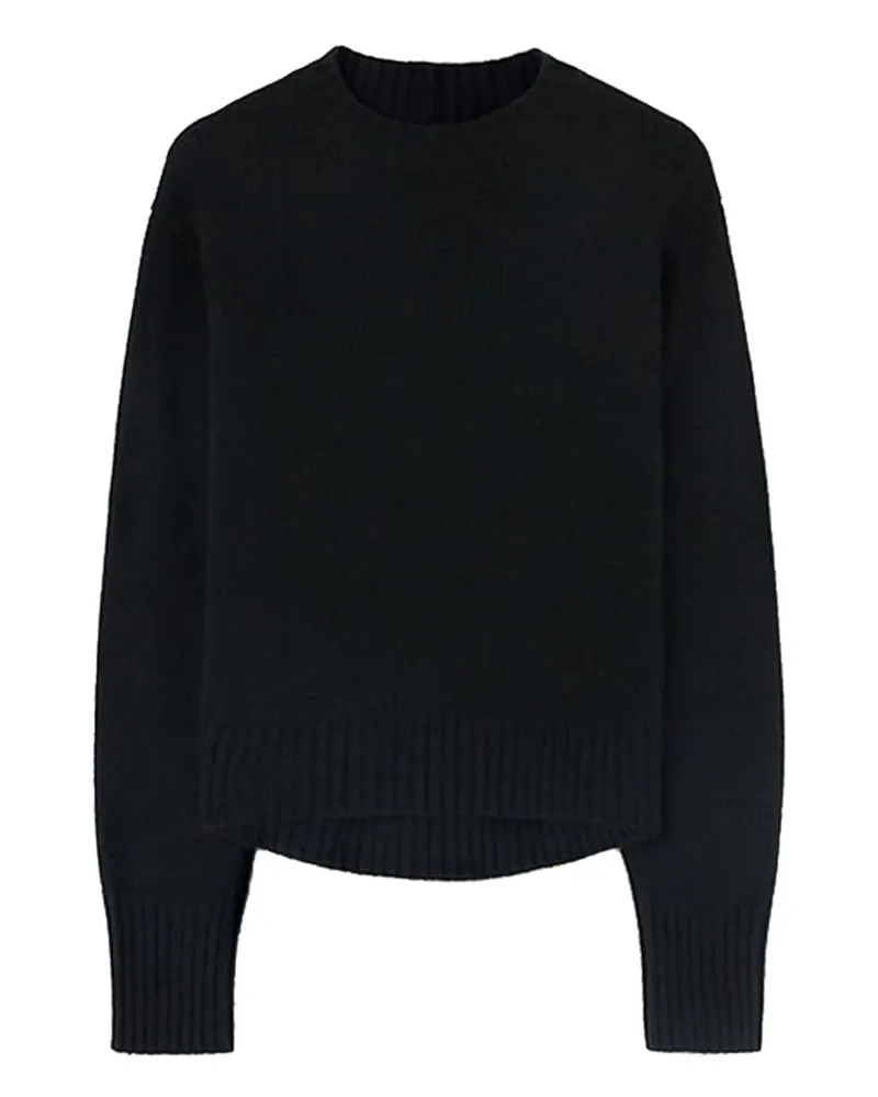 Jil Sander Gestrickter Pullover - Schwarz Schwarz