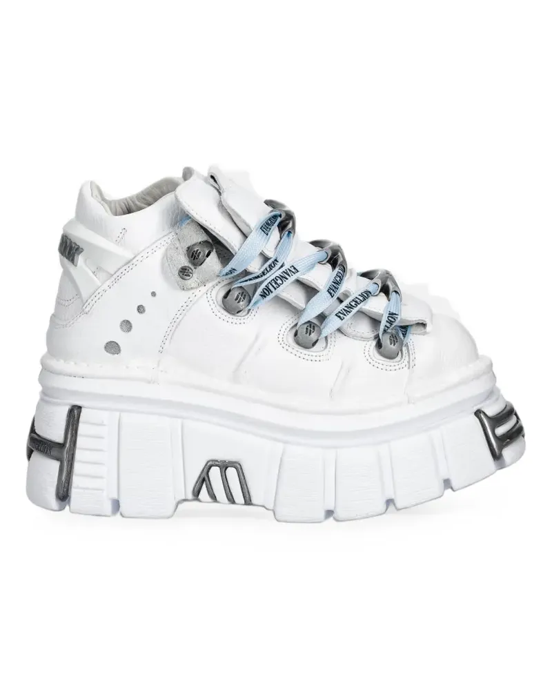 New Rock platform ankle boots - Weiß Weiß