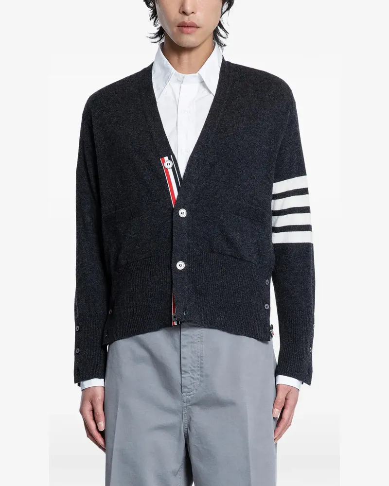 Thom Browne 4-Bar cashmere cardigan - Grau Grau
