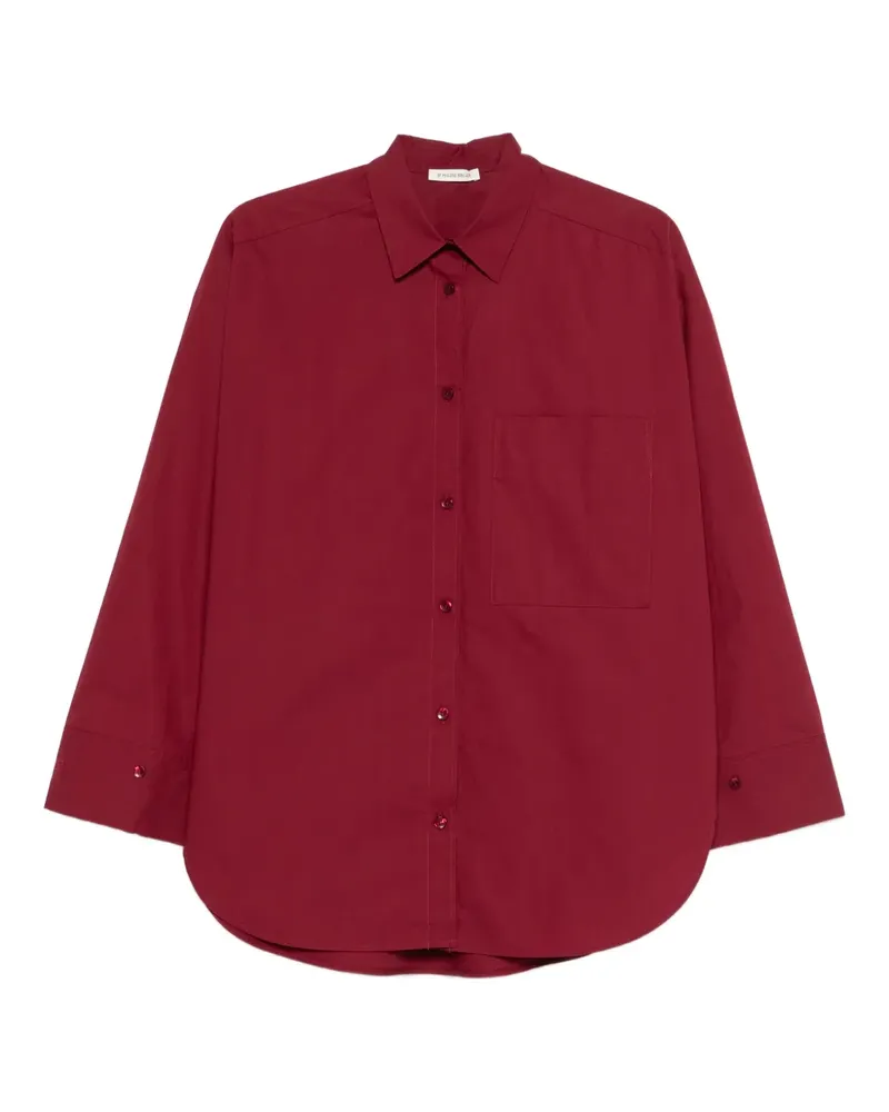 By Malene Birger chest-pocket long-sleeve shirt - Rot Rot