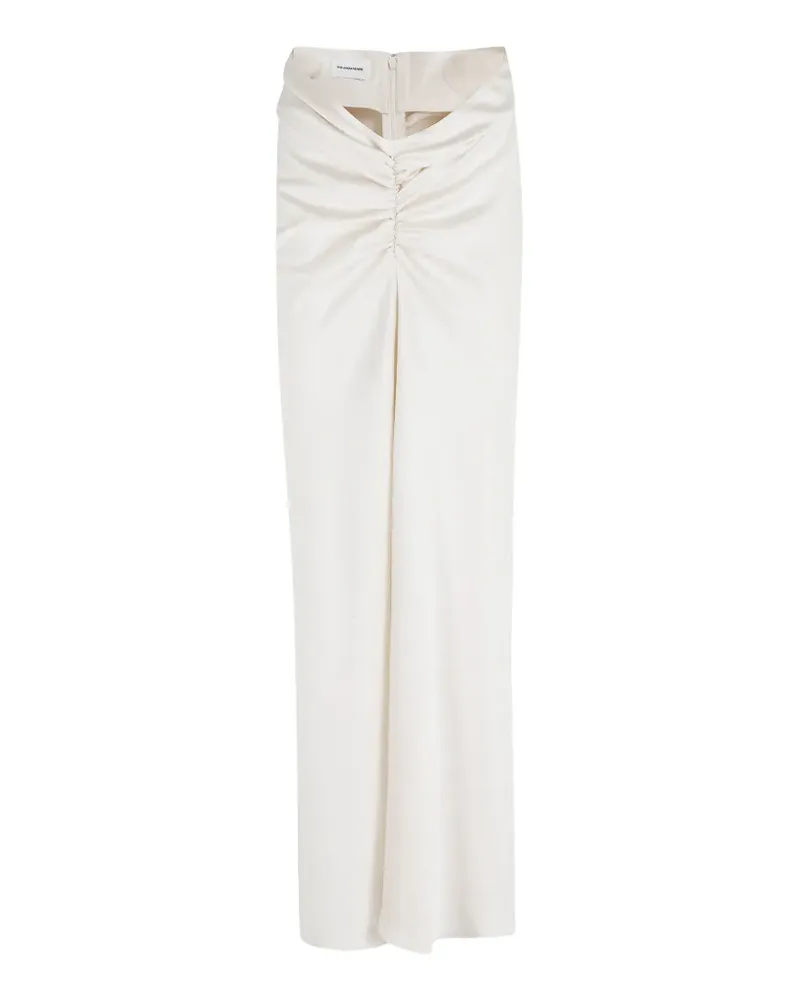 ANDAMANE Iris Maxirock mit Reißverschluss - Weiß Weiß