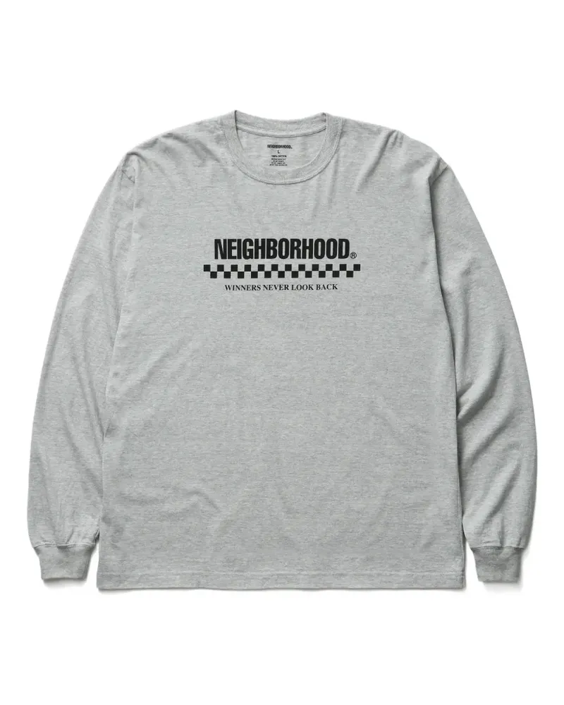 Neighborhood long-sleeve crewneck T-shirt - Grau Grau