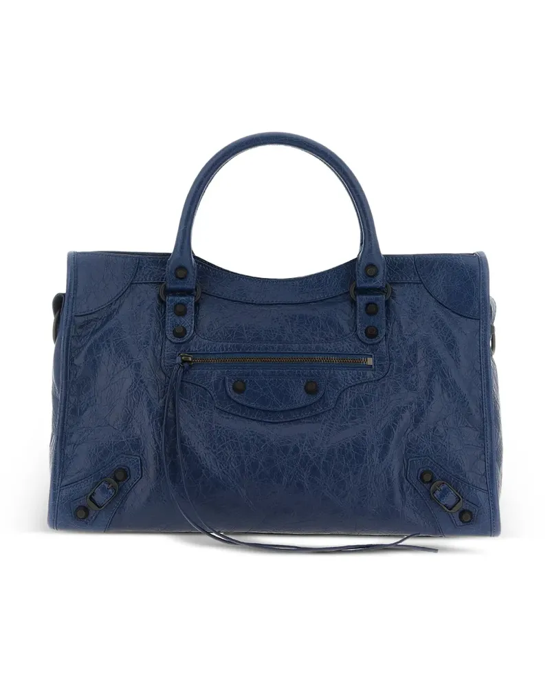 Balenciaga Mittelgroße Le City Tote Bag - Blau Blau
