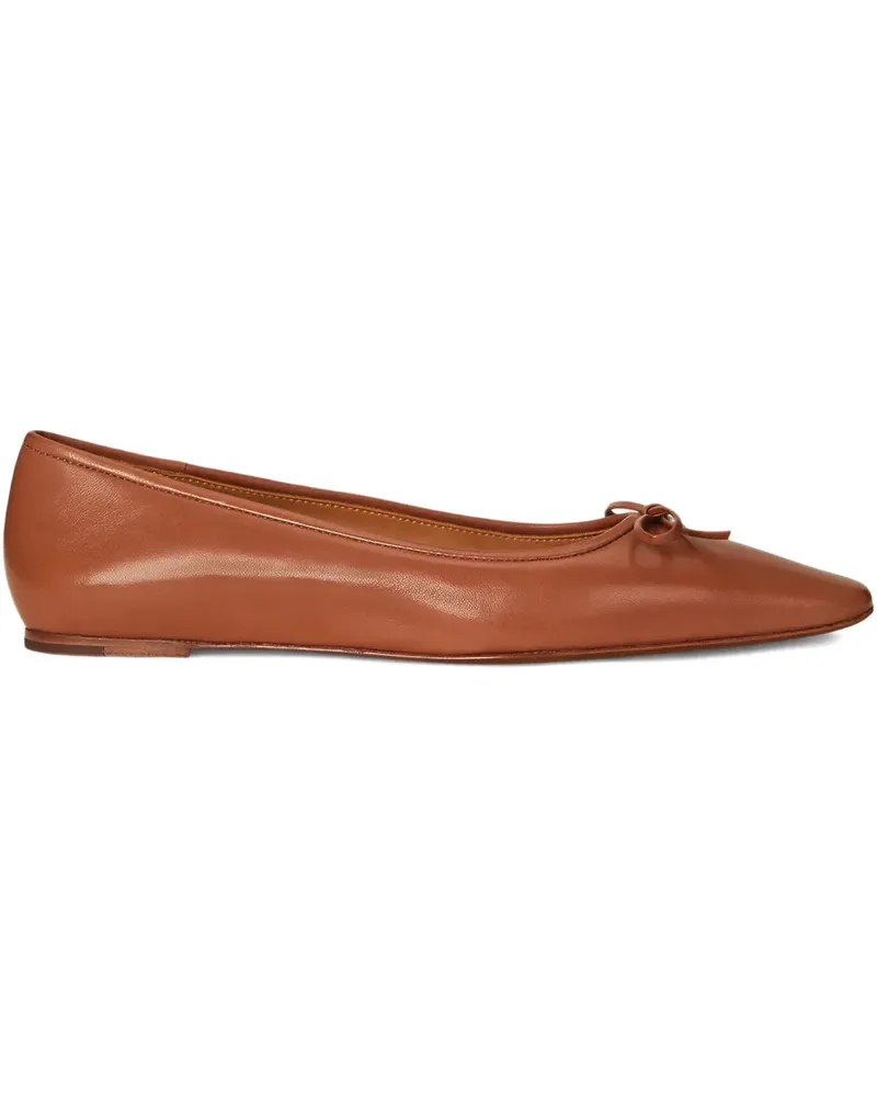 Ralph Lauren Ballerinas mit mandelförmiger Kappe - Braun Braun