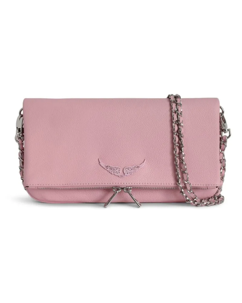 Zadig & Voltaire Rock Clutch Rosa