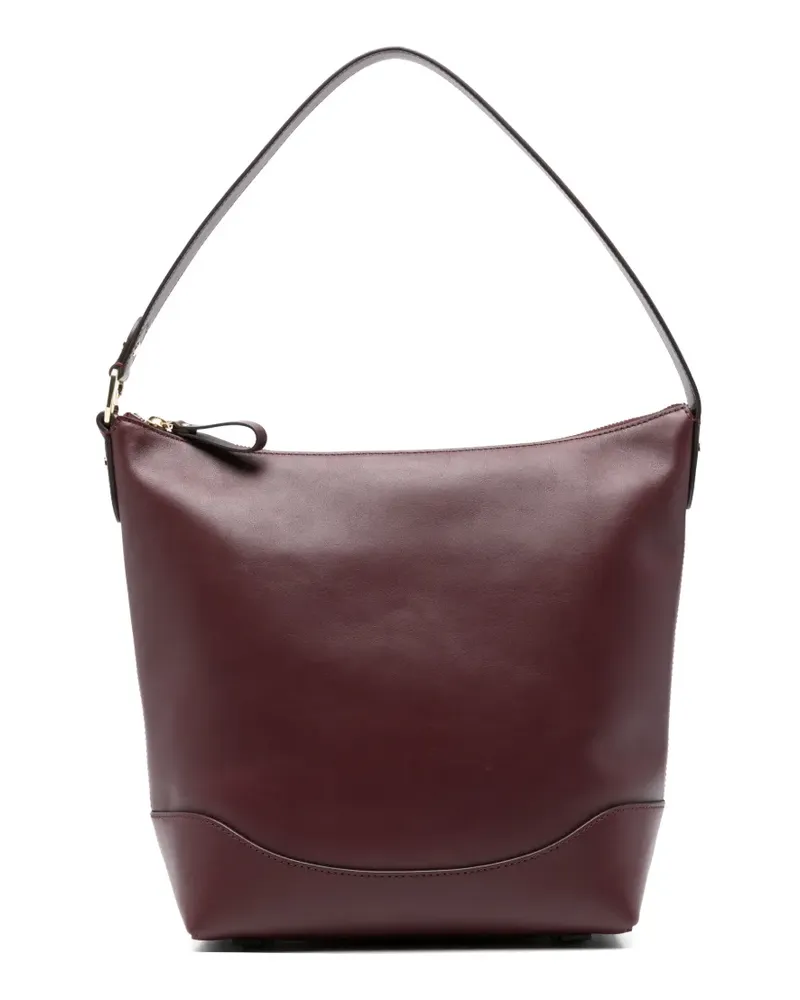 Ralph Lauren Tasha leather shoulder bag - Rot Rot