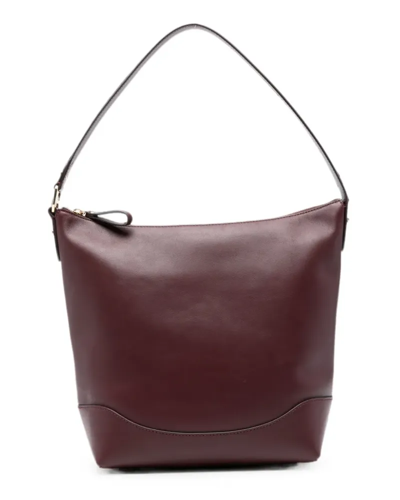 Ralph Lauren Tasha leather shoulder bag - Rot Rot