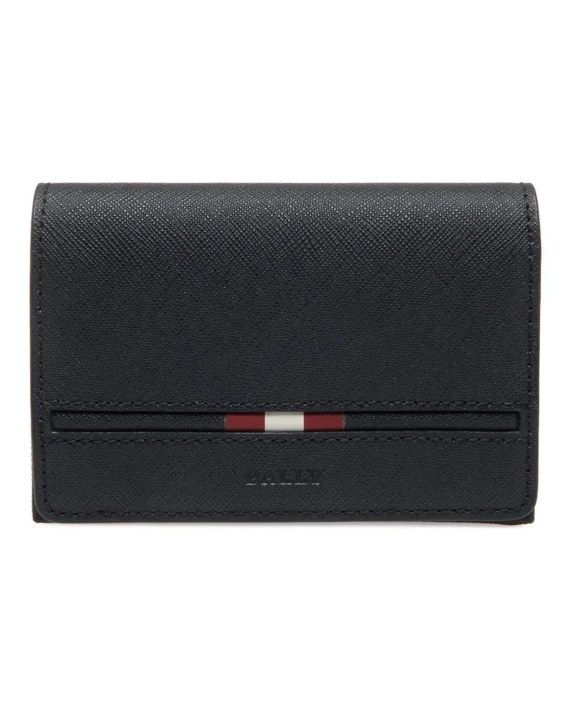 Bally Kartenetui aus Leder - Blau Blau