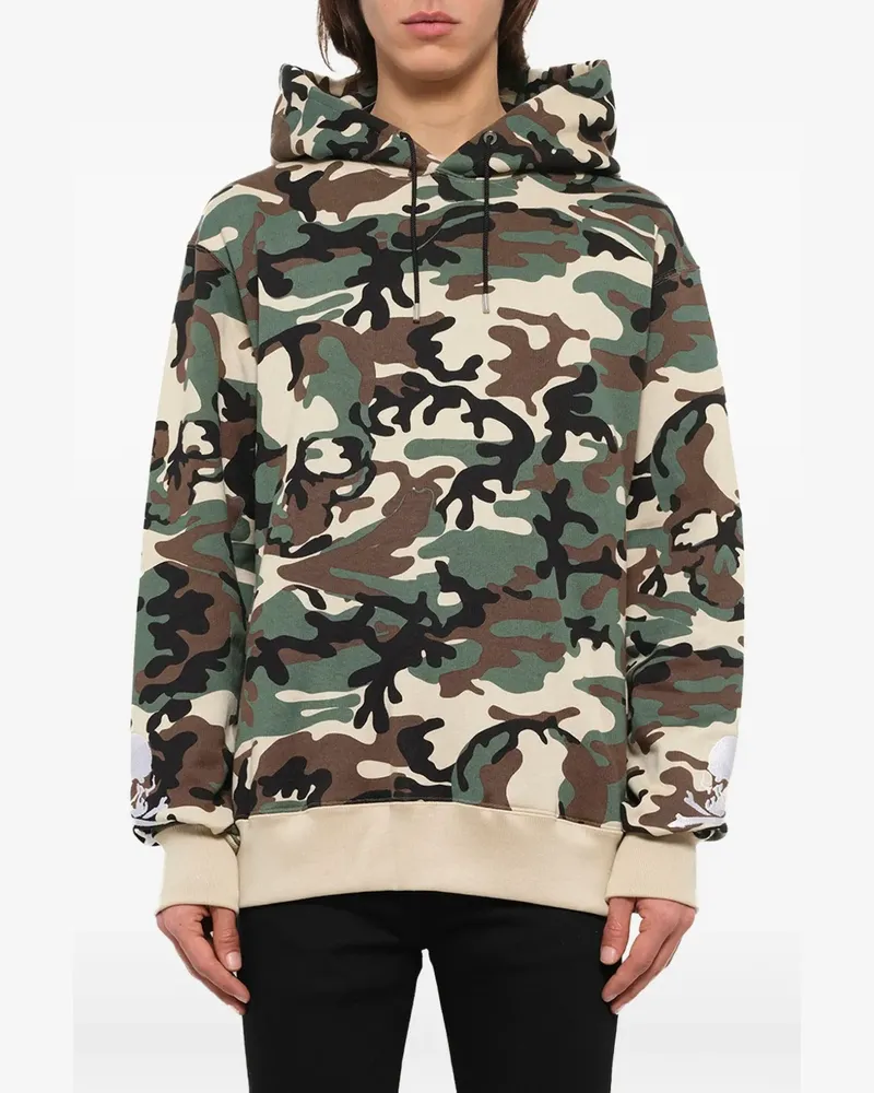 Mastermind Japan Hoodie mit Camouflage-Print - Grün Grün