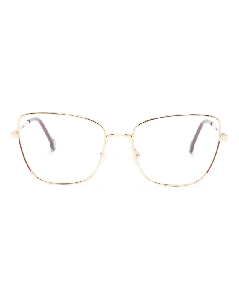 Carolina Herrera New York Butterfly-Brille aus Edelstahl - Gold Gold