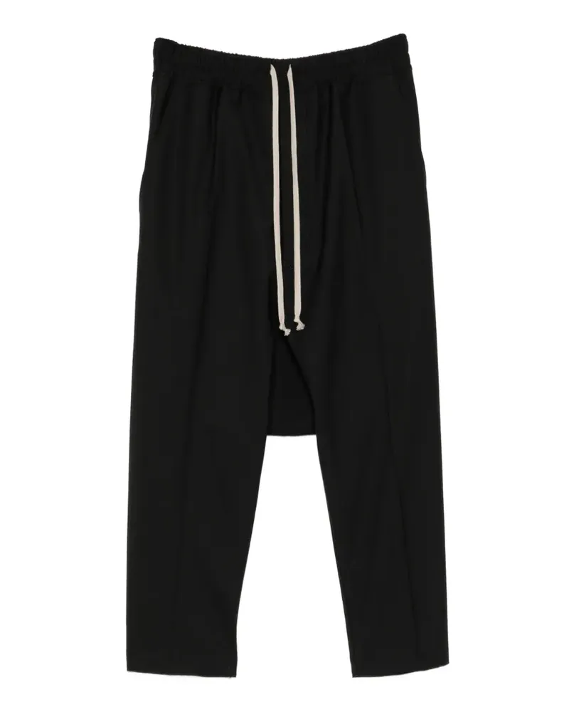 Rick Owens Hose mit tiefem Schritt - Schwarz Schwarz