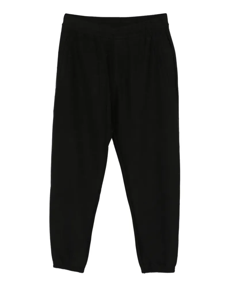 Emporio Armani Gemusterte Jogginghose - Schwarz Schwarz