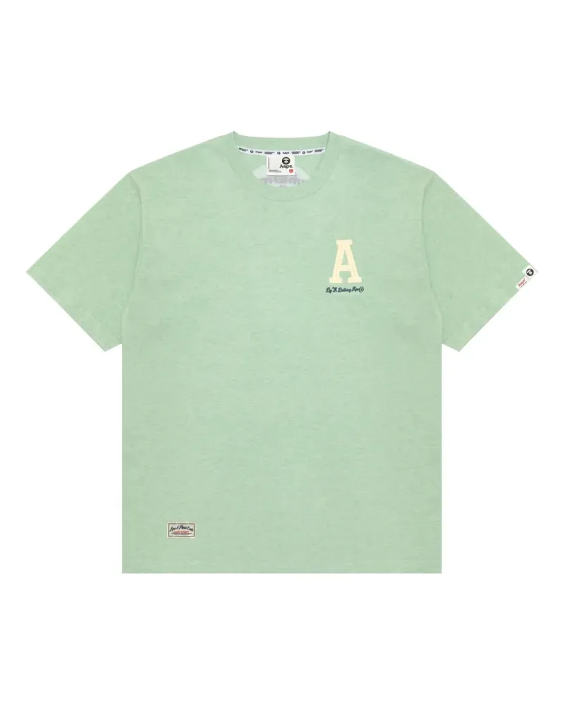 BAPE T-Shirt mit Stickerei - Grün Grün