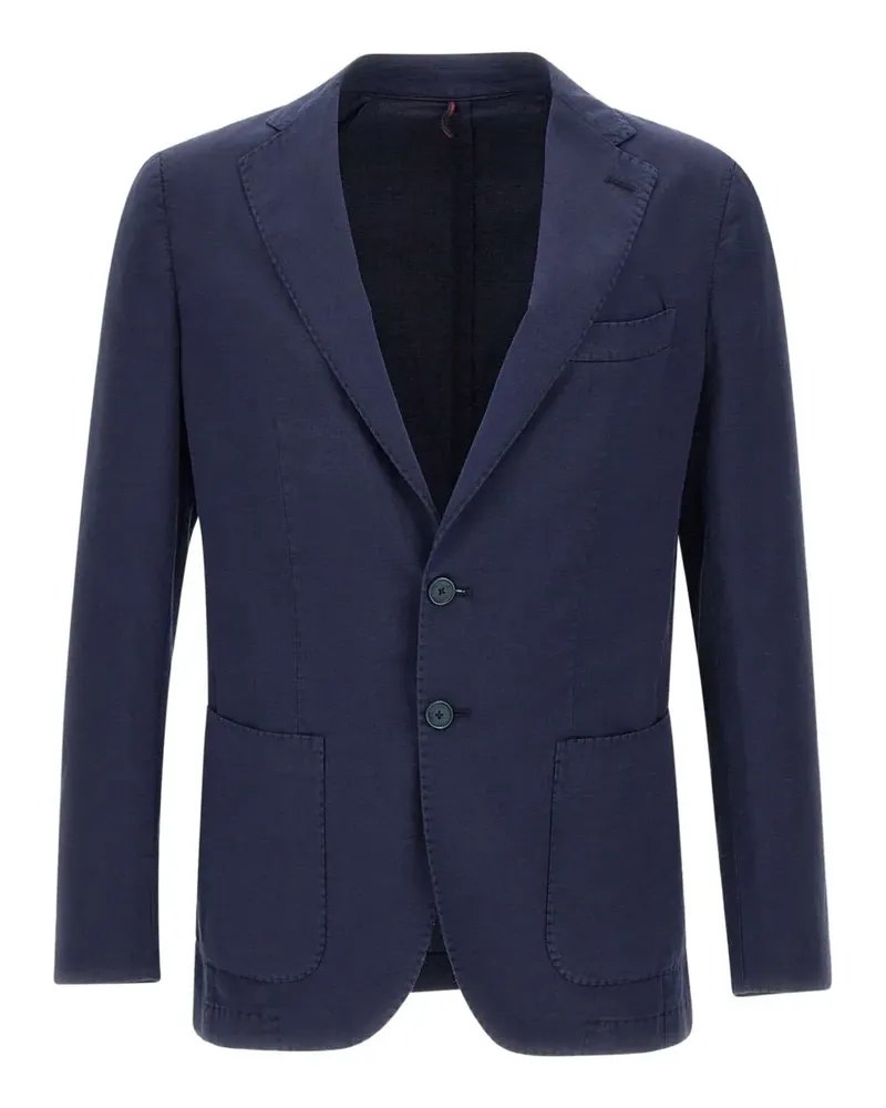 Biagio Santaniello Sakko mit Reverskragen - Blau Blau