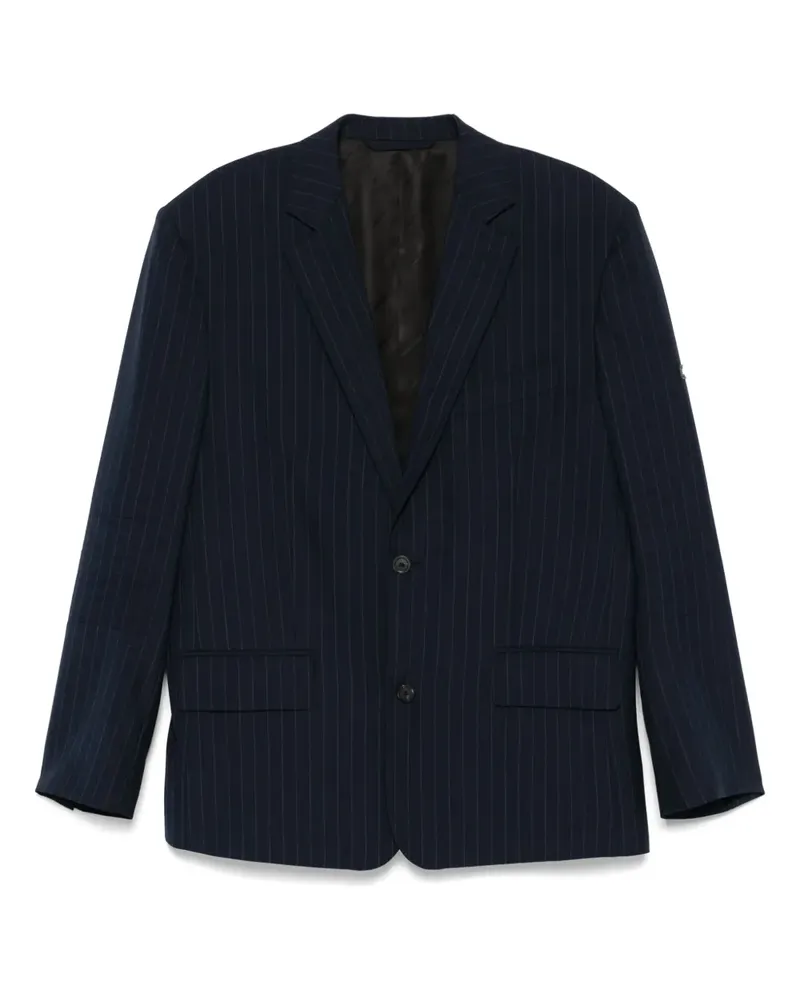 Balenciaga Gestreiftes Sakko - Blau Blau