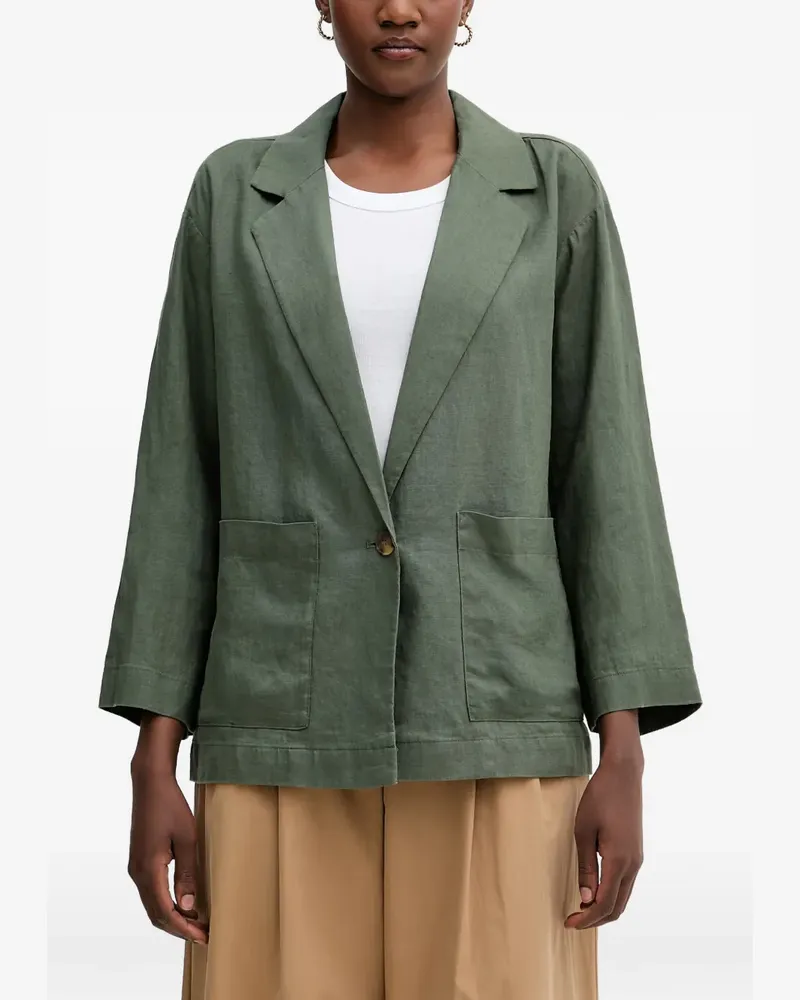 Benetton Einreihiges Sakko - Grün Grün