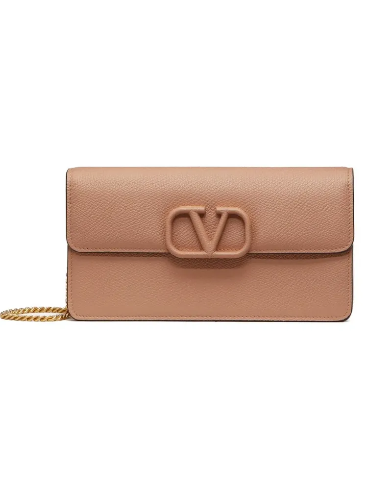Valentino Garavani Portemonnaie mit VLogo - Nude Nude