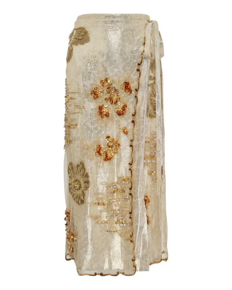 Biyan Tüllrock mit Pailletten - Nude Nude