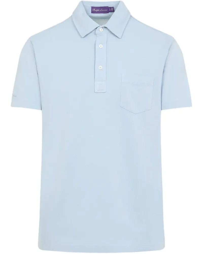 Ralph Lauren Poloshirt aus Piqué - Blau Blau