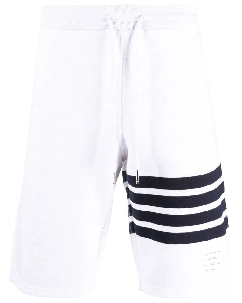 Thom Browne Sport-Shorts mit Streifen - Weiß Weiß