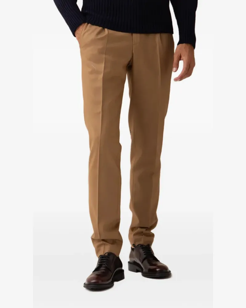 Incotex Plissierte Hose - Braun Braun