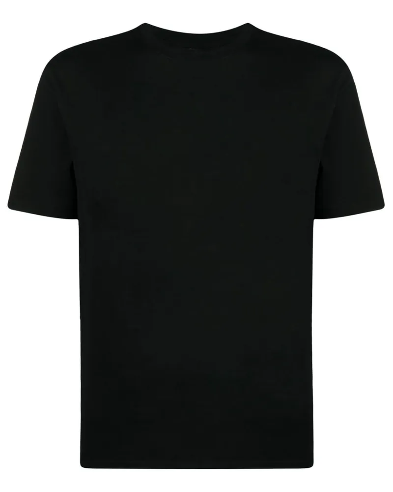 Brioni T-Shirt mit Rundhalsausschnitt Schwarz