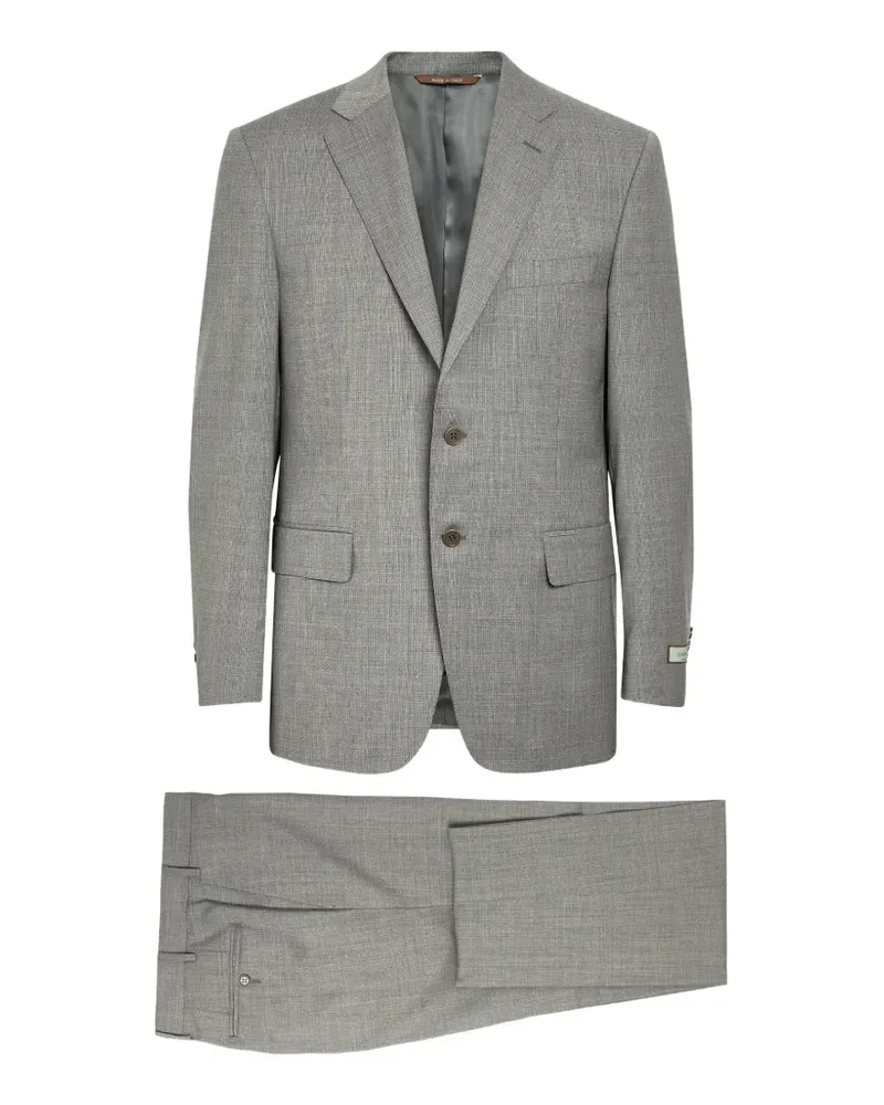 Canali Einreihiger Anzug - Grau Grau