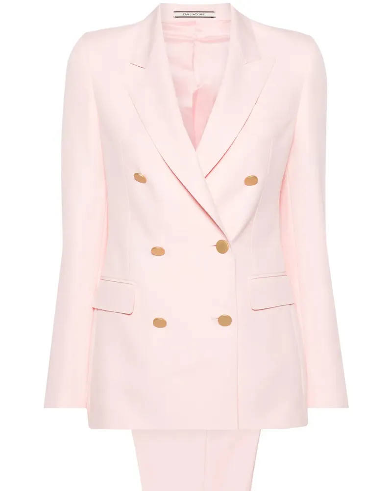 Tagliatore Doppelreihiger Anzug - Rosa Rosa