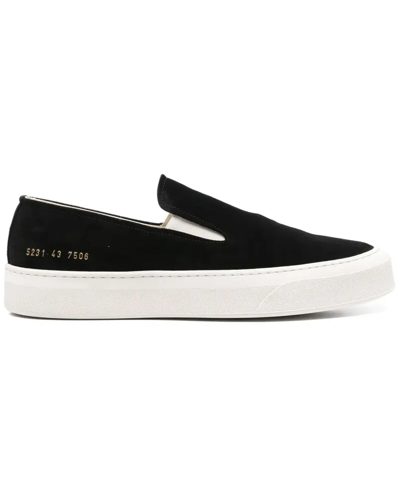 Common Projects Sneakers aus Wildleder - Schwarz Schwarz
