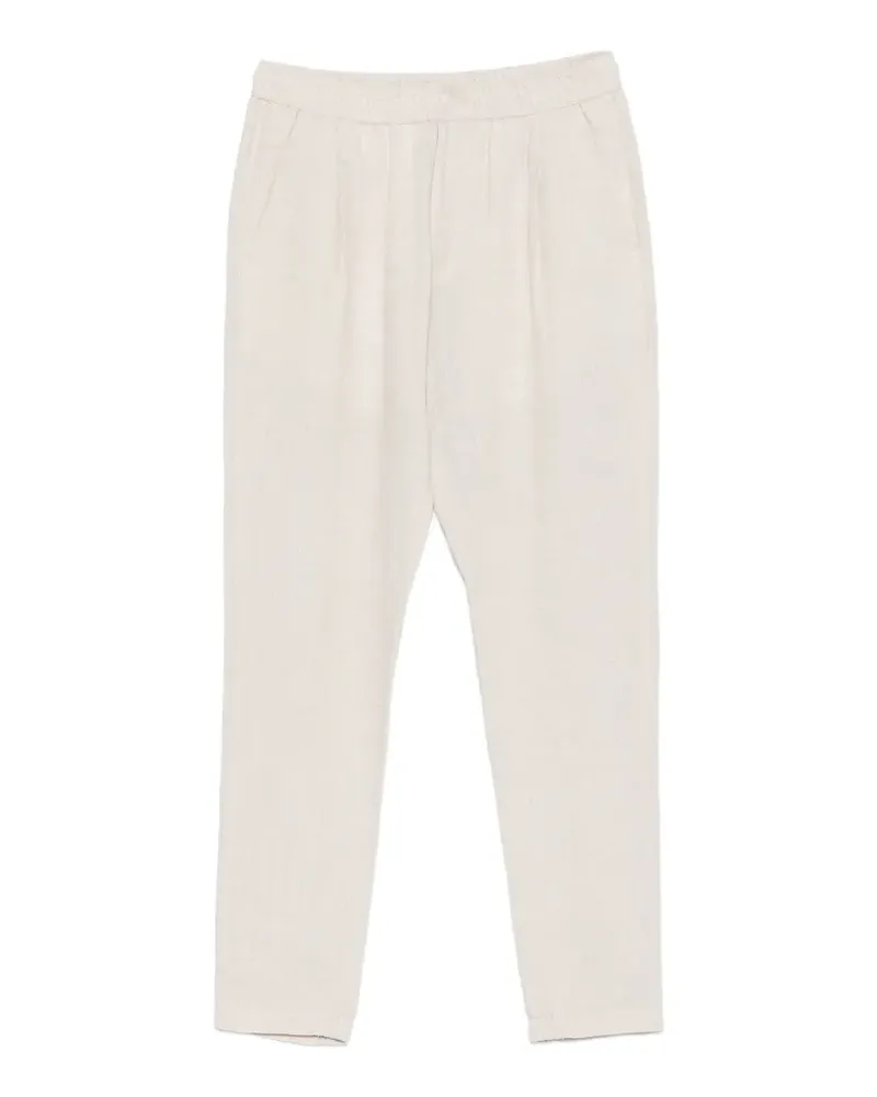 Low Brand elasticated-waistband trousers - Nude Nude