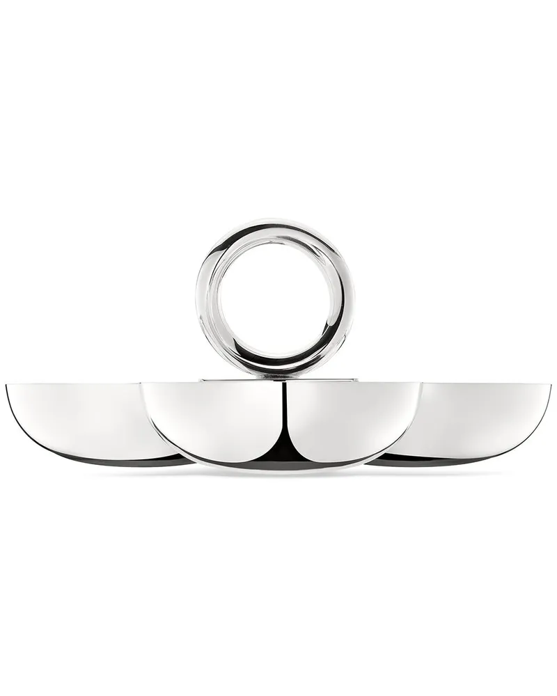 Christofle Kleiner Vertigo dreiteiliger Server - Silber Silber
