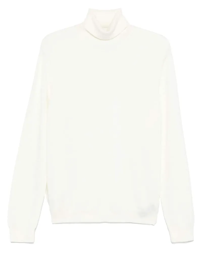 Zanone Klassischer Pullover - Weiß Weiß