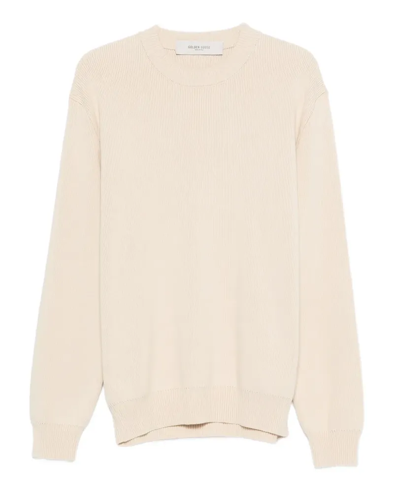 Golden Goose Gerippter Pullover - Nude Nude