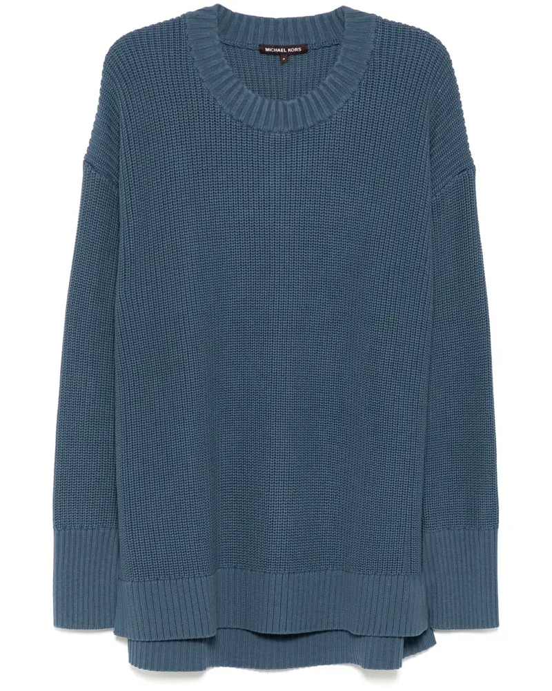 Michael Kors Pullover mit Rundhalsausschnitt - Blau Blau