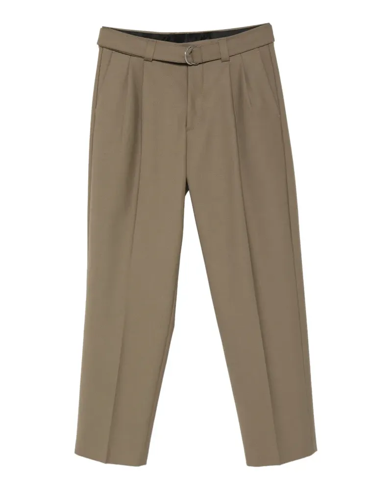 ERALDO Plissierte Hose mit Gürtel - Braun Braun