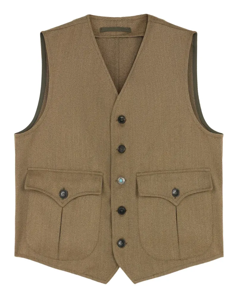 Fortela Donald pocket gilet - Braun Braun