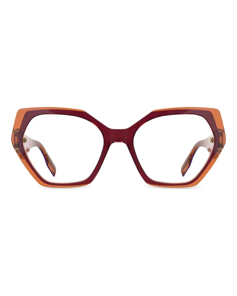 Karl Lagerfeld Brille mit geometrischem Gestell - Braun Braun