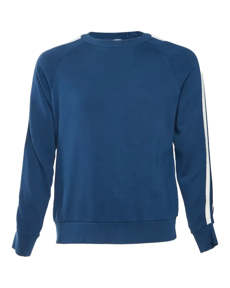 Sandro side-stripe sweatshirt - Blau Blau