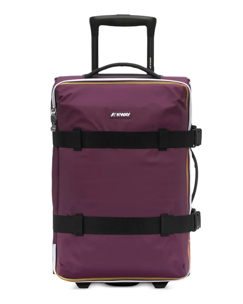 K-Way Blossac S Koffer mit Logo-Patch - Violett Violett