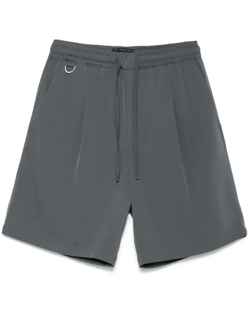 Low Brand Shorts mit Kellerfalten - Grau Grau