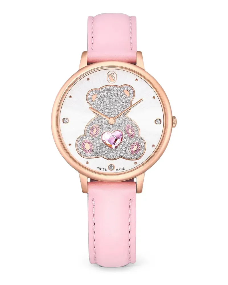 Swarovski Teddy crystal 35mm watch - Weiß Weiß